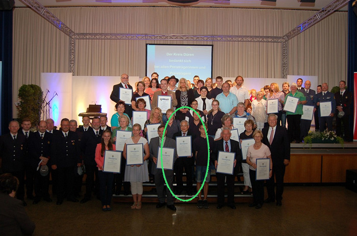 Preisträger des Ehrenamtspreises des Kreises Düren 2014